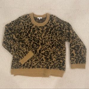 Madewell Leopard Print Sweater